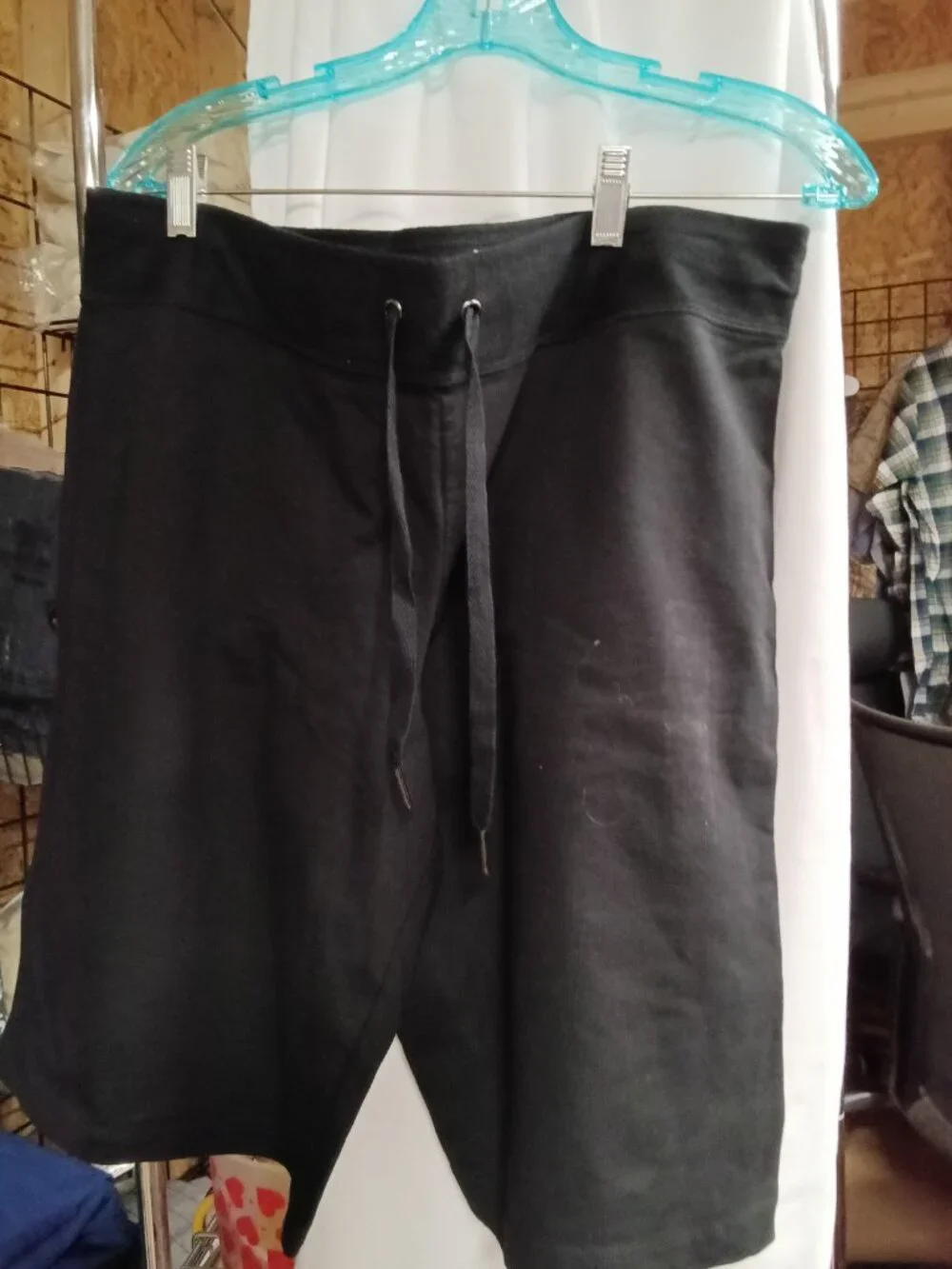 Calvin Klein Lady's Black Shorts Size XL with Drawstring Waistband